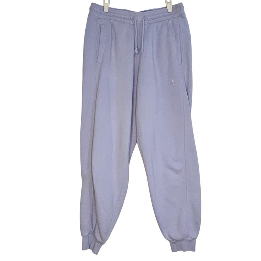 adidas All SZN blue fleece joggers sweatpants athletic pants size medium
